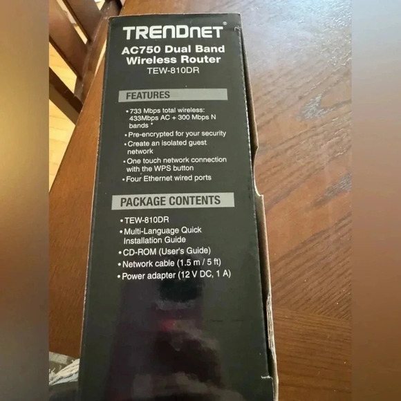 Trendnet AC750 dual band wireless router - Picture 2 of 5